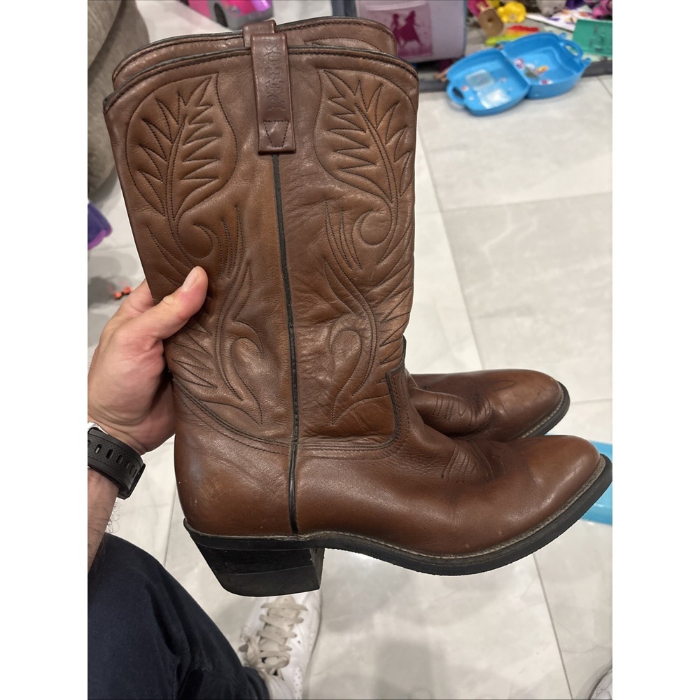 Vintage Red Wing Pecos Cowboy Boots 9801 Men Size 8 D Made in USA